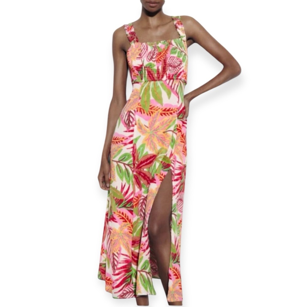 Zara Women’s Floral Midi Resort Sundress‎
